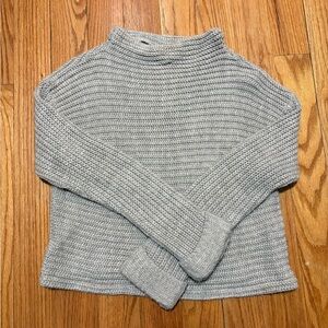 a.n.a Light Gray Women's Turtleneck Sweater